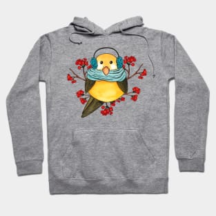 Chickadee Bird Hoodie